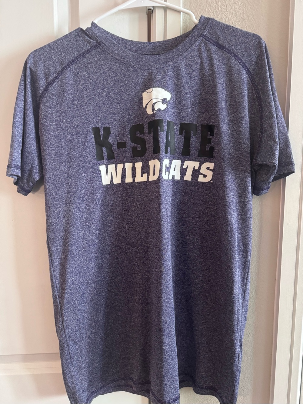 Knights Apparel Heathered Purple Logo Tee